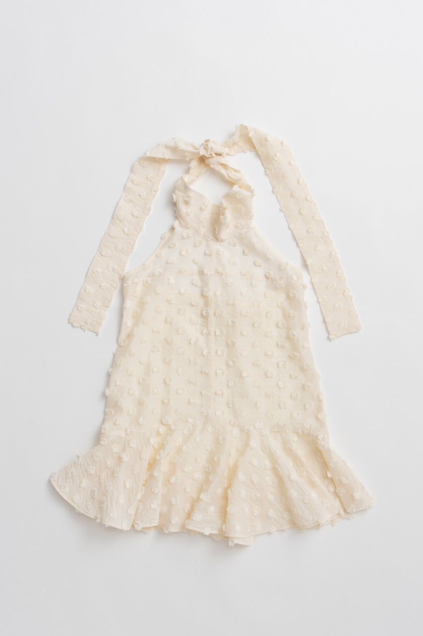 Dot Jacquard High-Neck Tunic - 26SUMMER 2nd