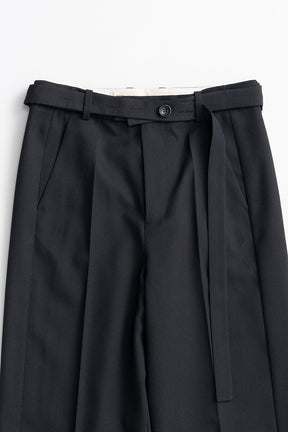 Belt Combination Slim Straight Slacks - 2026AUTUMN