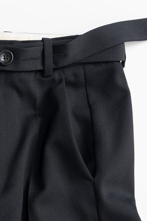 Belt Combination Slim Straight Slacks - 2026AUTUMN