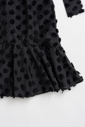 Dot Jacquard High-Neck Tunic - 26SUMMER 2nd