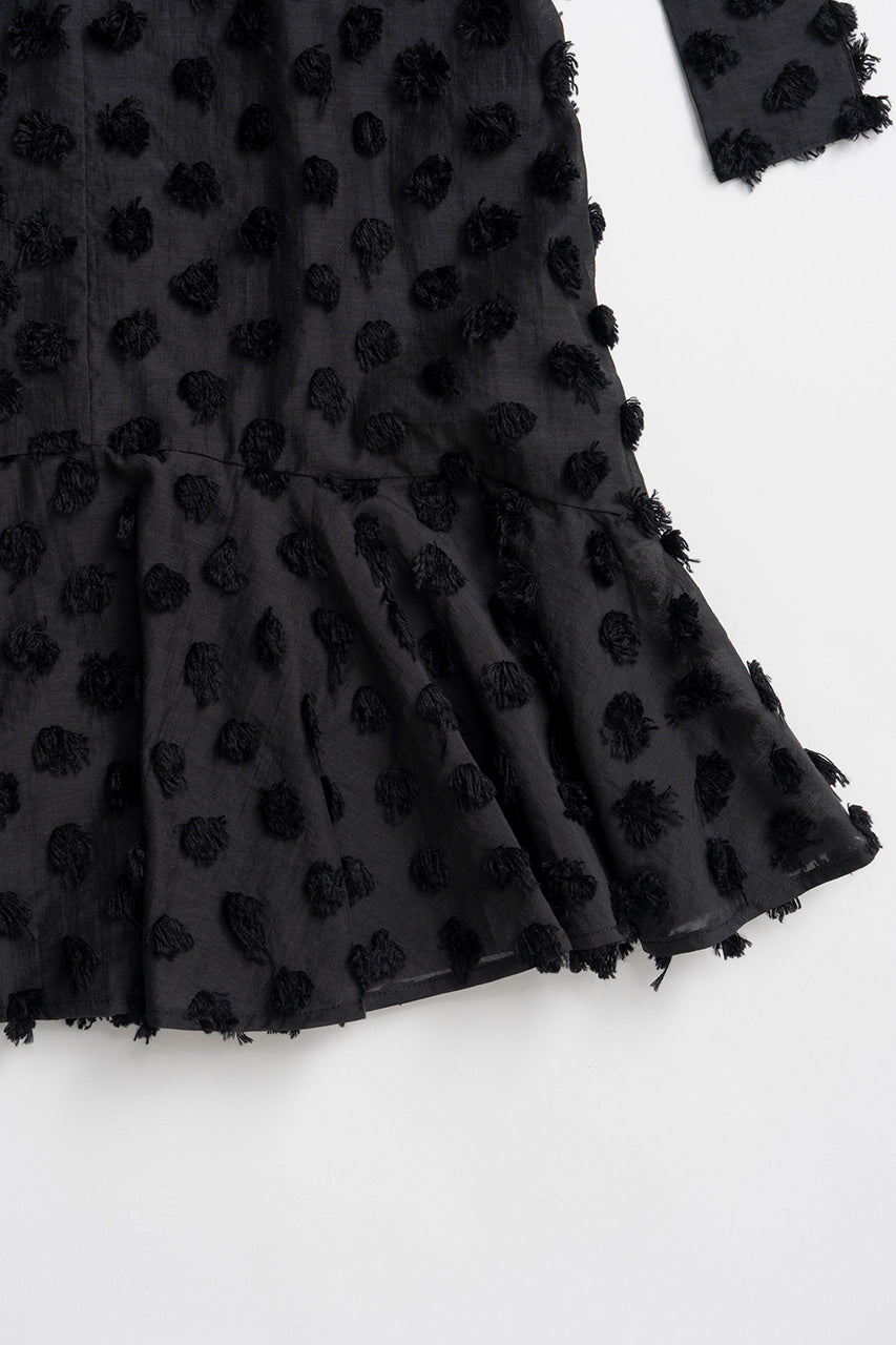 Dot Jacquard High-Neck Tunic - 26SUMMER 2nd