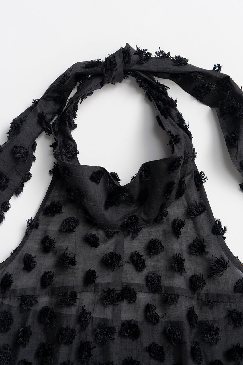 Dot Jacquard High-Neck Tunic - 26SUMMER 2nd