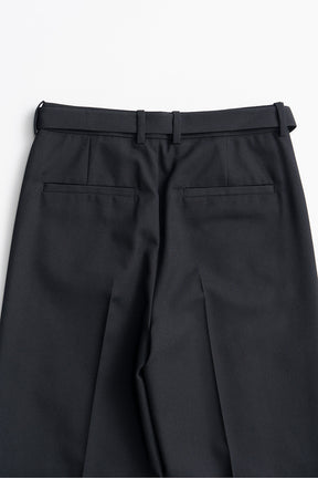 Belt Combination Slim Straight Slacks - 2026AUTUMN