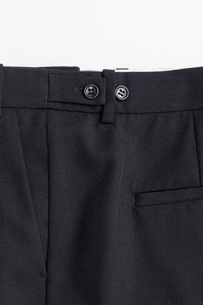 Belt Combination Slim Straight Slacks - 2026AUTUMN
