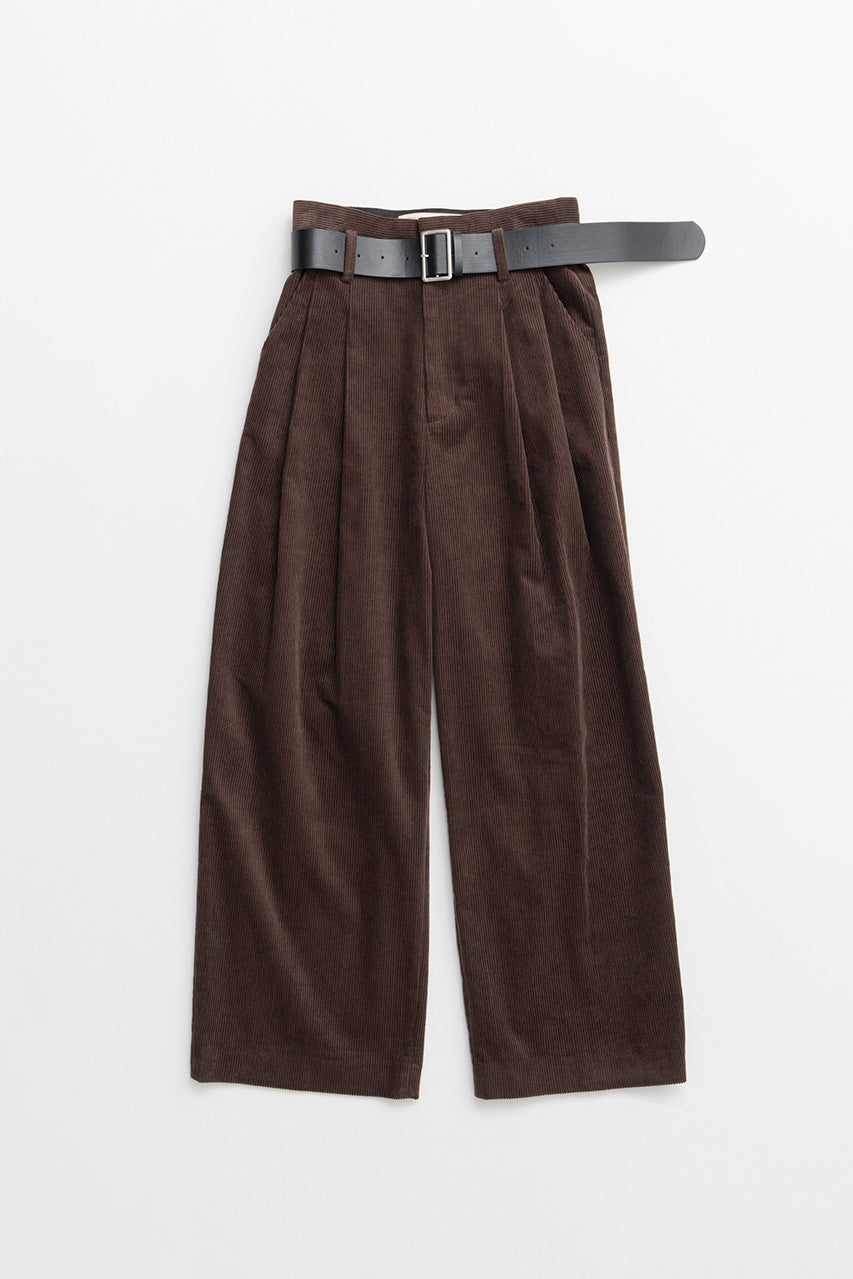 Belted Corduroy Pants - 2026AUTUMN