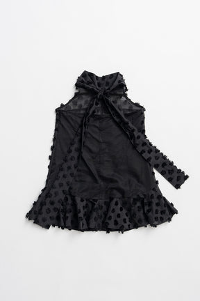 Dot Jacquard High-Neck Tunic - 26SUMMER 2nd
