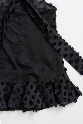Dot Jacquard High-Neck Tunic - 26SUMMER 2nd