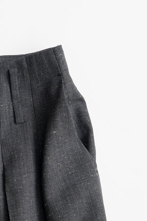 Silk Nep Cocoon Pants - 2026AUTUMN