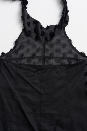 Dot Jacquard High-Neck Tunic - 26SUMMER 2nd