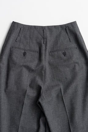Silk Nep Cocoon Pants - 2026AUTUMN