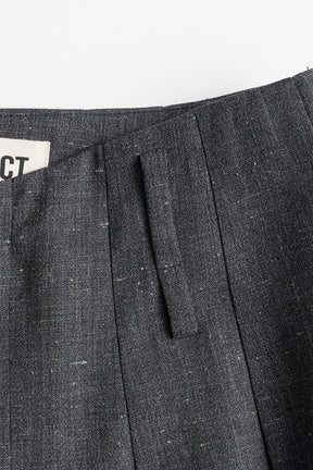 Silk Nep Cocoon Pants - 2026AUTUMN