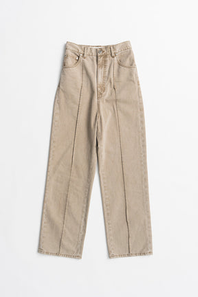 Pintuck High-Waist Straight Pants - 2026AUTUMN