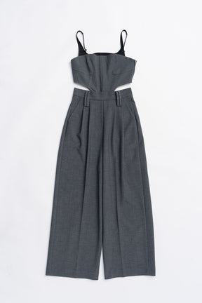 Side Cutout Combination Dress