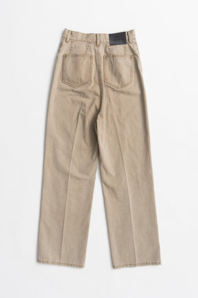 Pintuck High-Waist Straight Pants - 2026AUTUMN