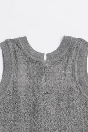 2WAY Mohair knit vest