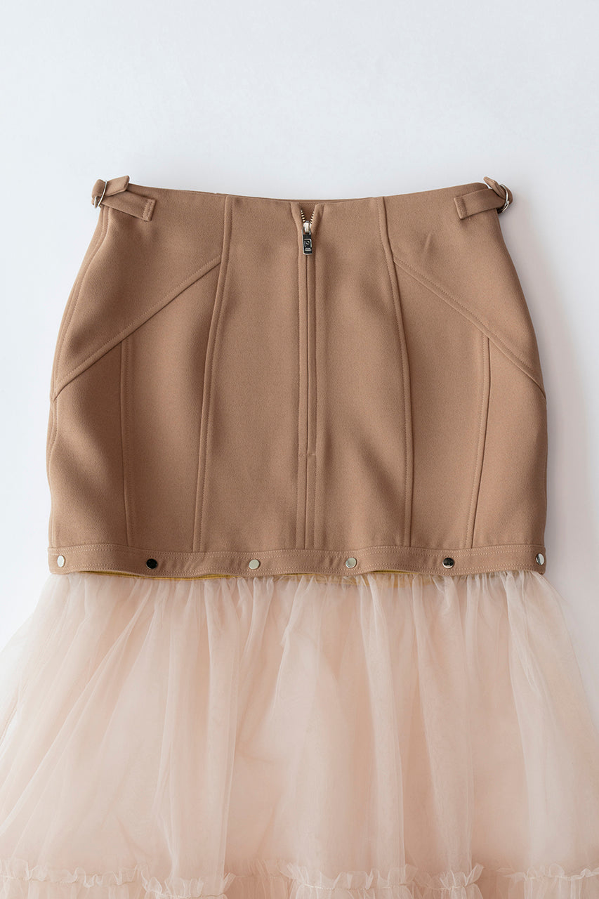 Metal Dot Tulle Skirt