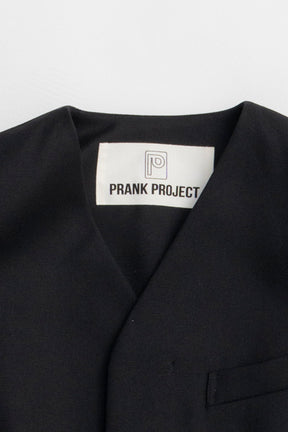 Round Shoulder No-Collar Jacket - 2026 SPRING