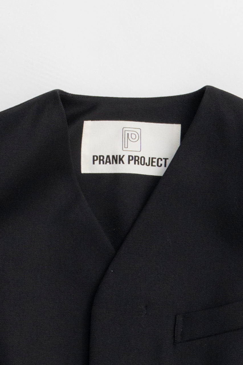 Round Shoulder No-Collar Jacket - 2026 SPRING