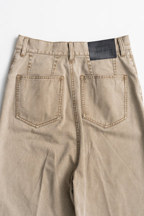 Pintuck High-Waist Straight Pants - 2026AUTUMN
