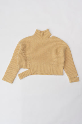 【SALE】Shaggy Slit Knit