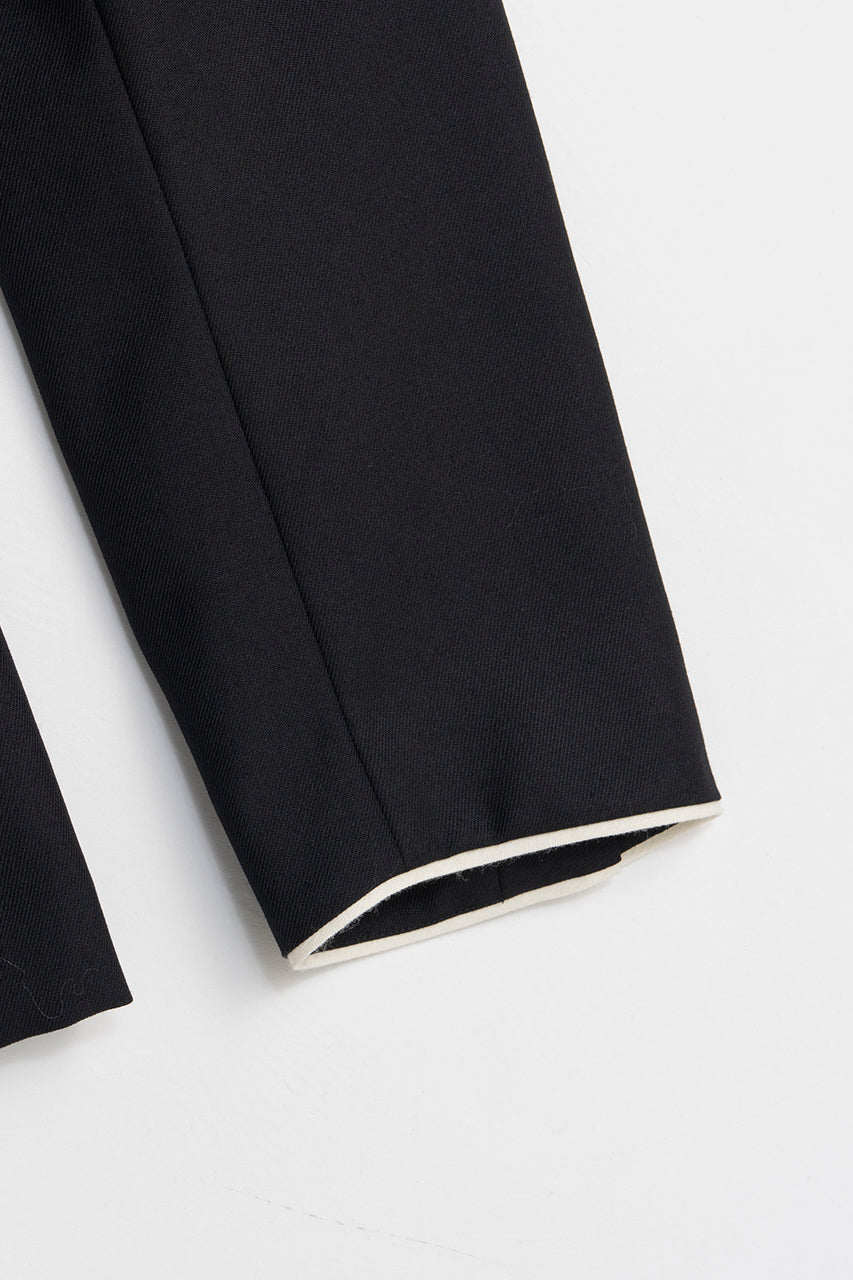 Round Shoulder No-Collar Jacket - 2026 SPRING