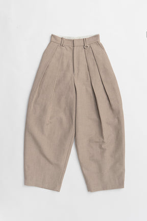 Volume-Tuck High-Waist Pants - 2026 SPRING
