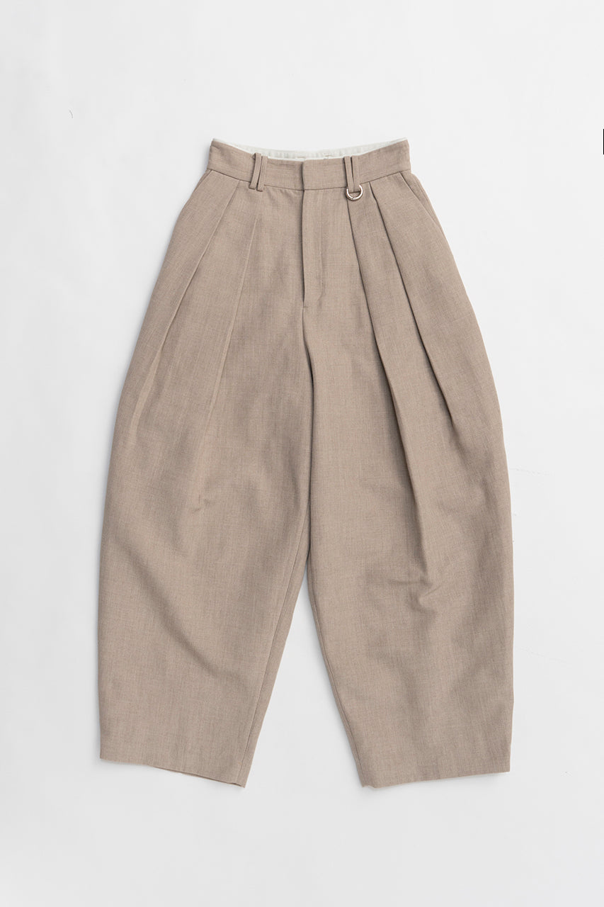 Volume-Tuck High-Waist Pants - 2026 SPRING