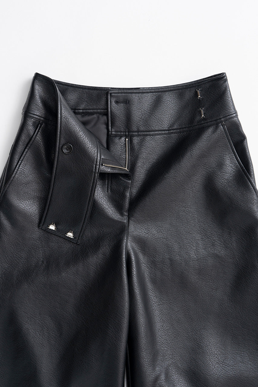 Synthetic Leather Half Pants - 2026AUTUMN