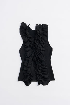 Frill Motif Knit