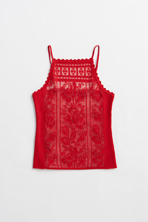 Crochet-Style Camisole - 26SUMMER 2nd