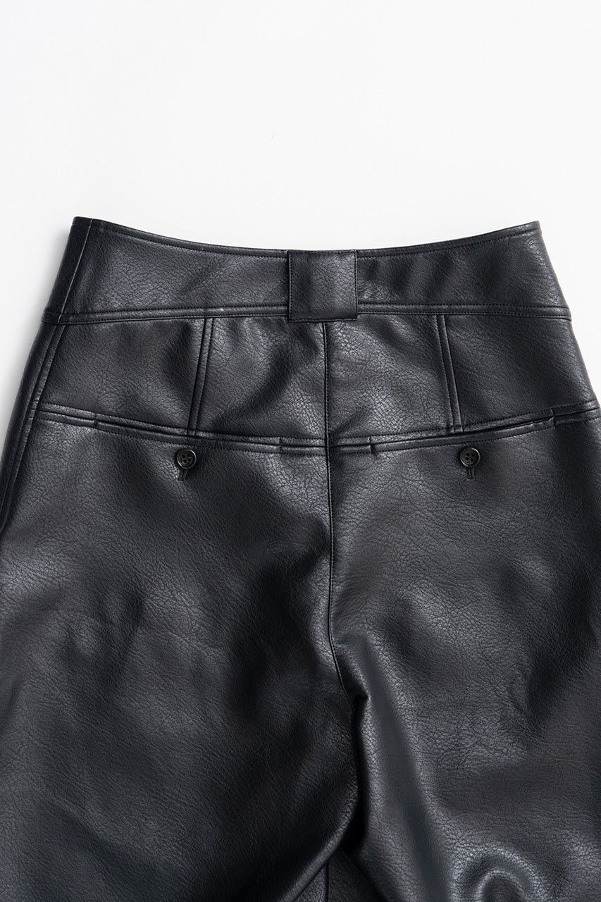 Synthetic Leather Half Pants - 2026AUTUMN