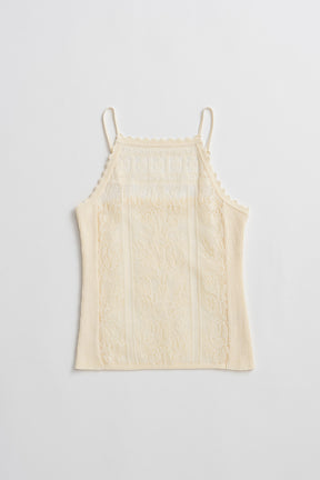 Crochet-Style Camisole - 26SUMMER 2nd
