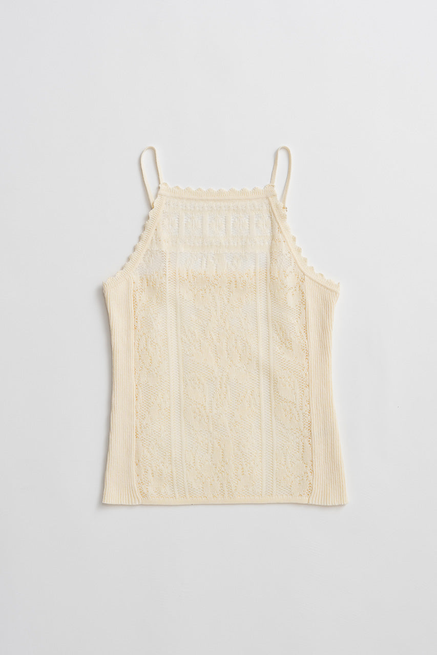 Crochet-Style Camisole - 26SUMMER 2nd