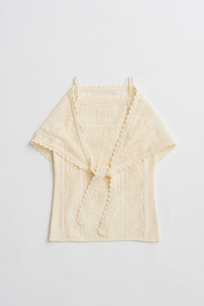 Crochet-Style Camisole - 26SUMMER 2nd