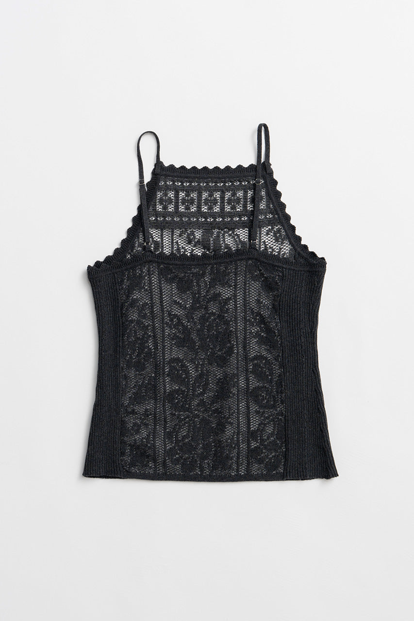 Crochet-Style Camisole - 26SUMMER 2nd