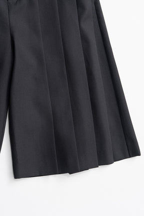 Double-Waist Pleated Half Pants - 2026AUTUMN