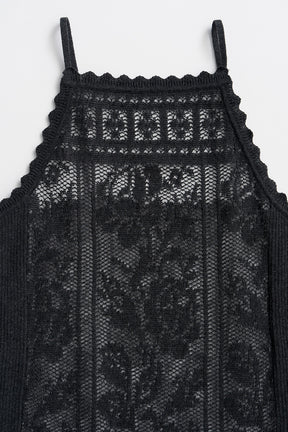 Crochet-Style Camisole - 26SUMMER 2nd
