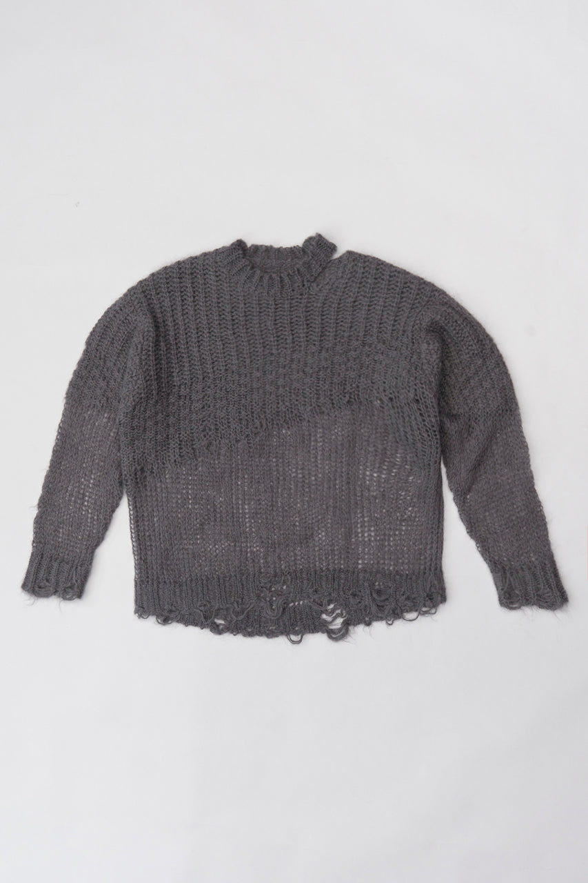 Mohair Mesh Pullover