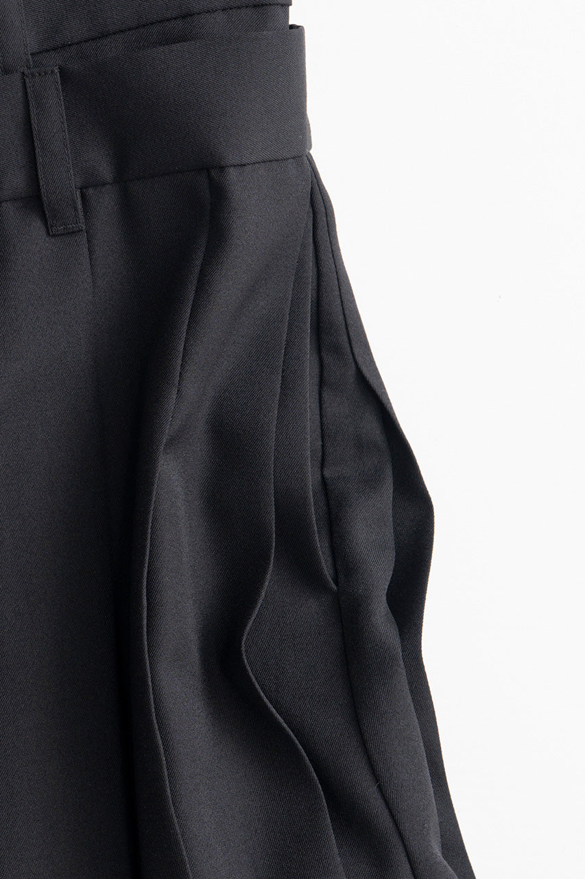 Double-Waist Pleated Half Pants - 2026AUTUMN
