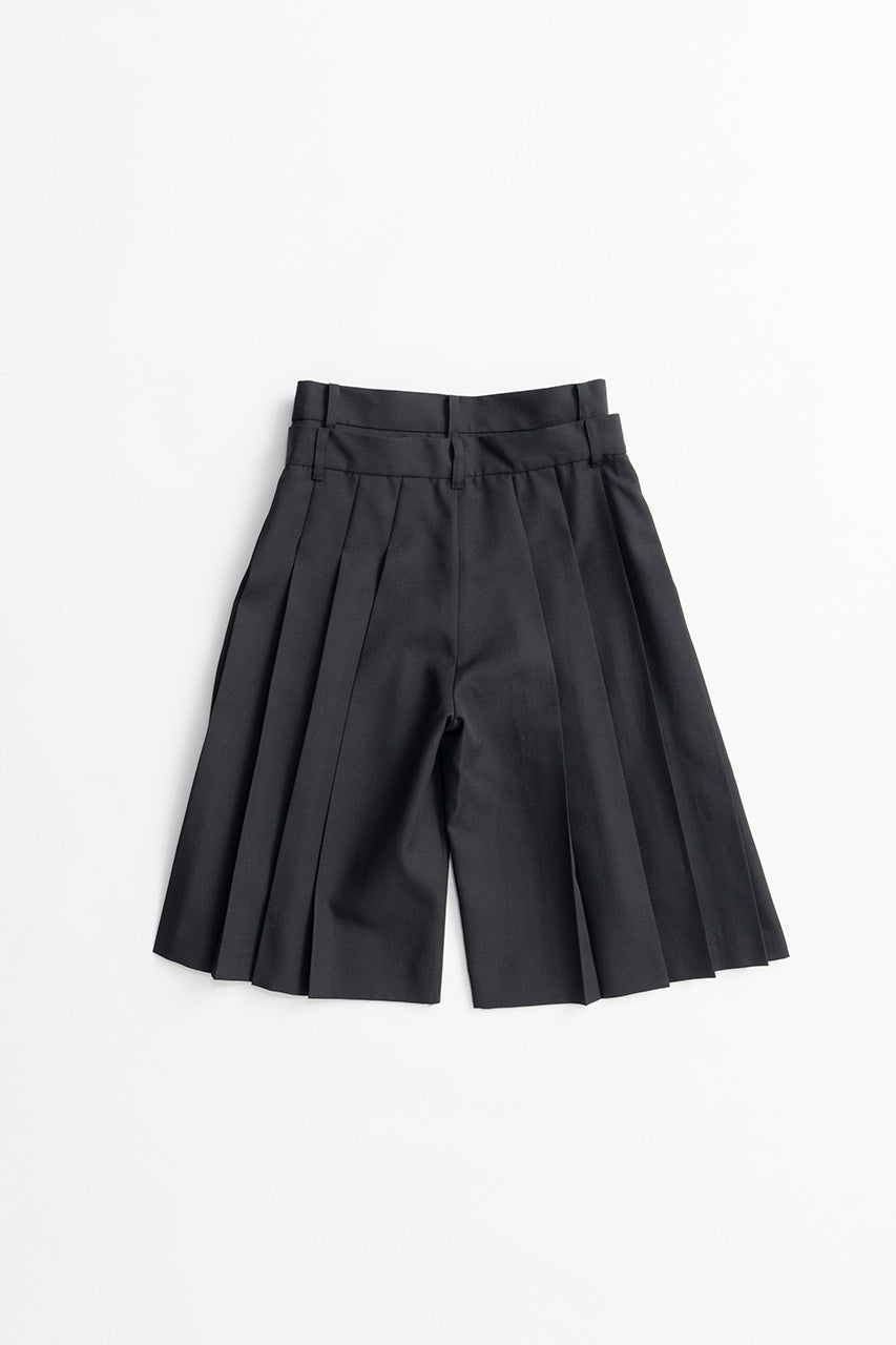 Double-Waist Pleated Half Pants - 2026AUTUMN