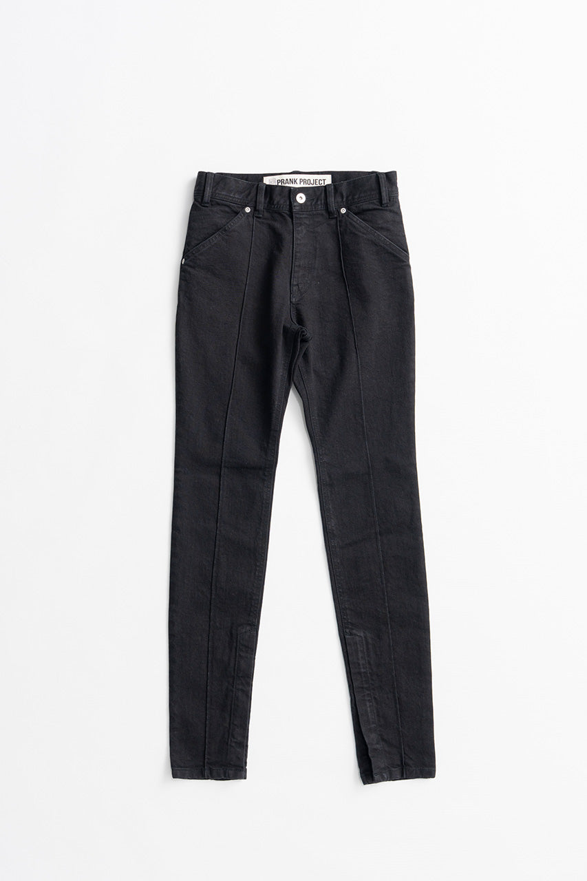 Zipped Hem Skinny Denim - 2026AUTUMN