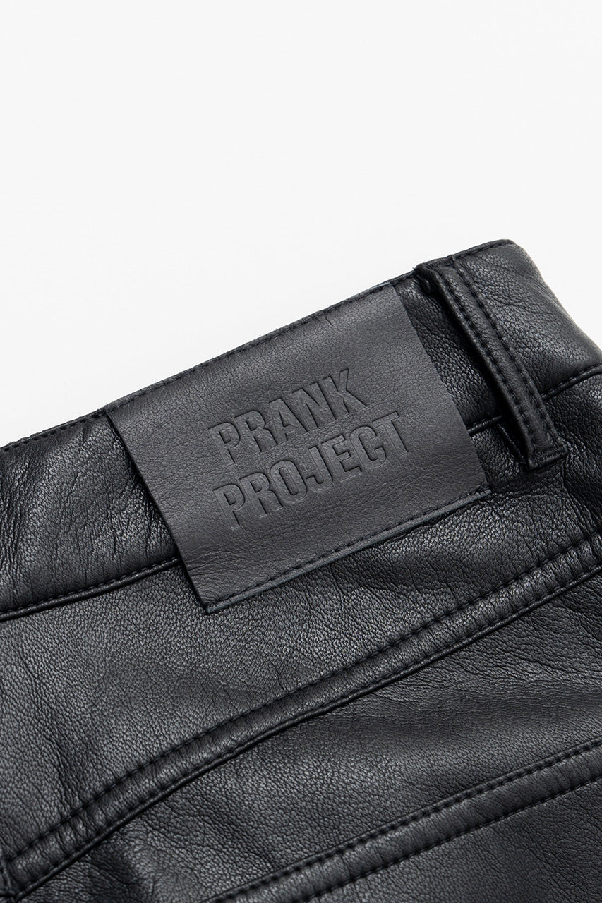 Synthetic Leather Straight Pants - 2026AUTUMN