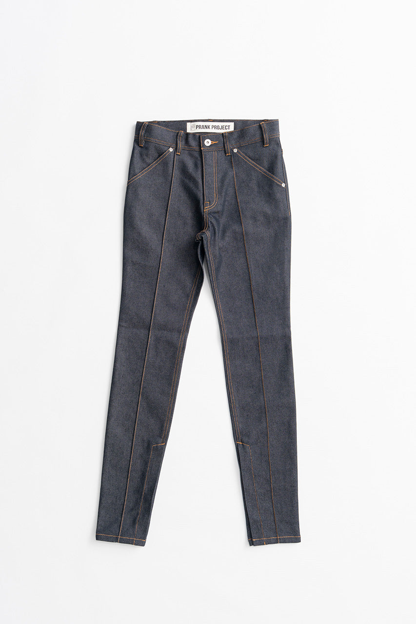 Zipped Hem Skinny Denim - 2026AUTUMN