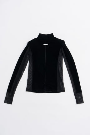 Velour Turtleneck Top - 2025 AUTUMN