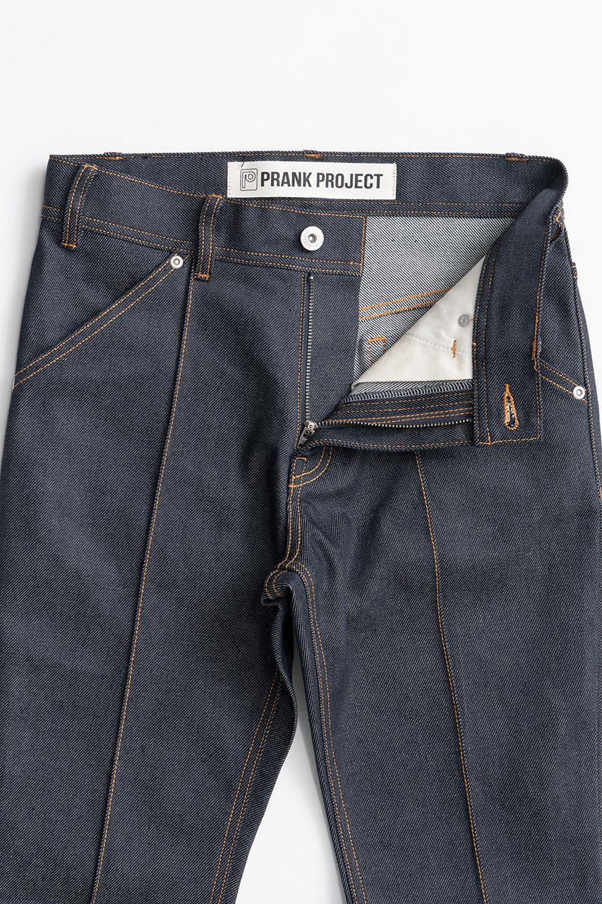 Zipped Hem Skinny Denim - 2026AUTUMN