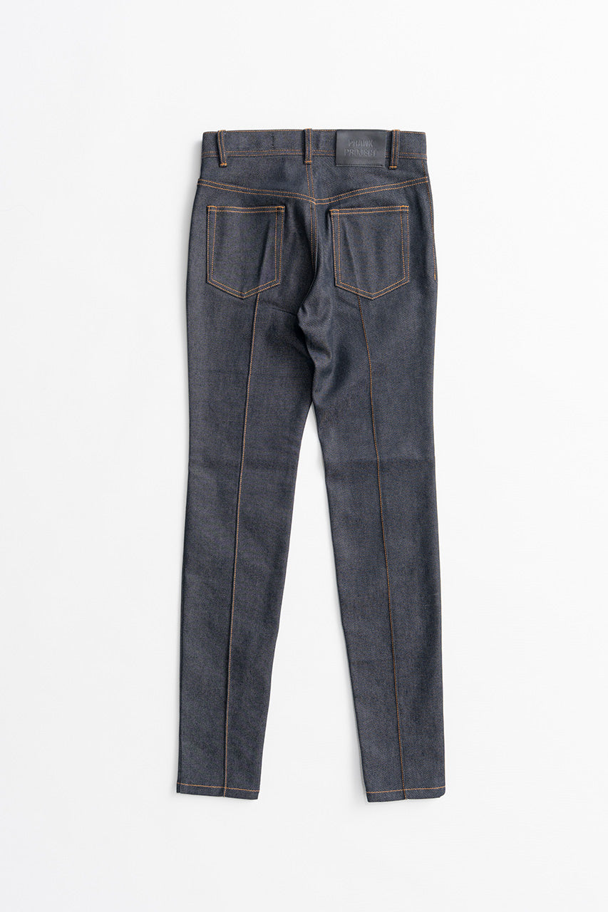 Zipped Hem Skinny Denim - 2026AUTUMN