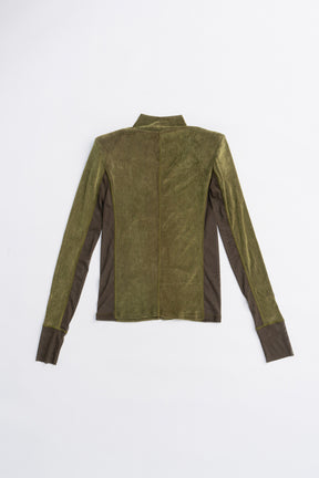 Velour Turtleneck Top - 2025 AUTUMN