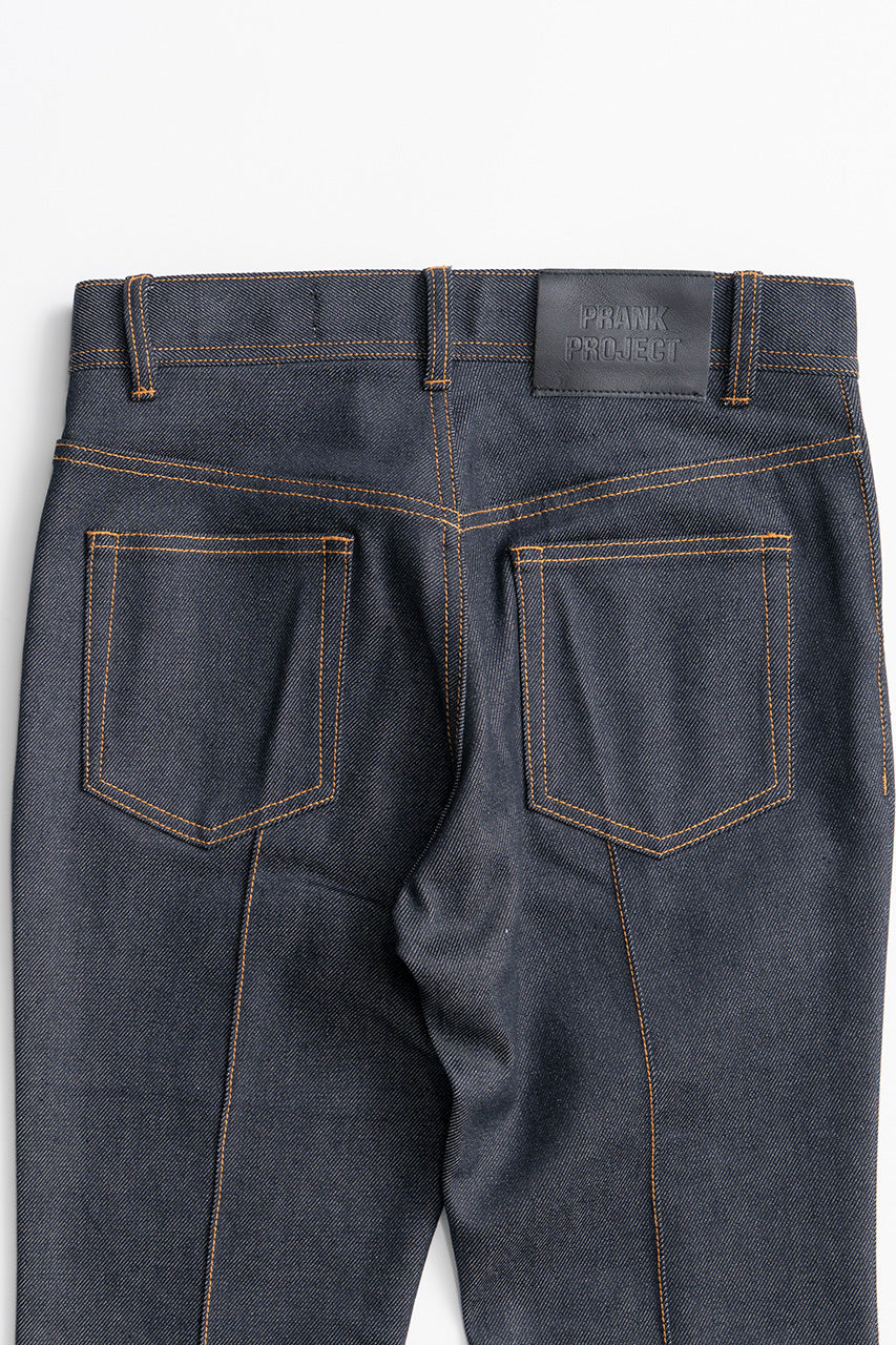 Zipped Hem Skinny Denim - 2026AUTUMN