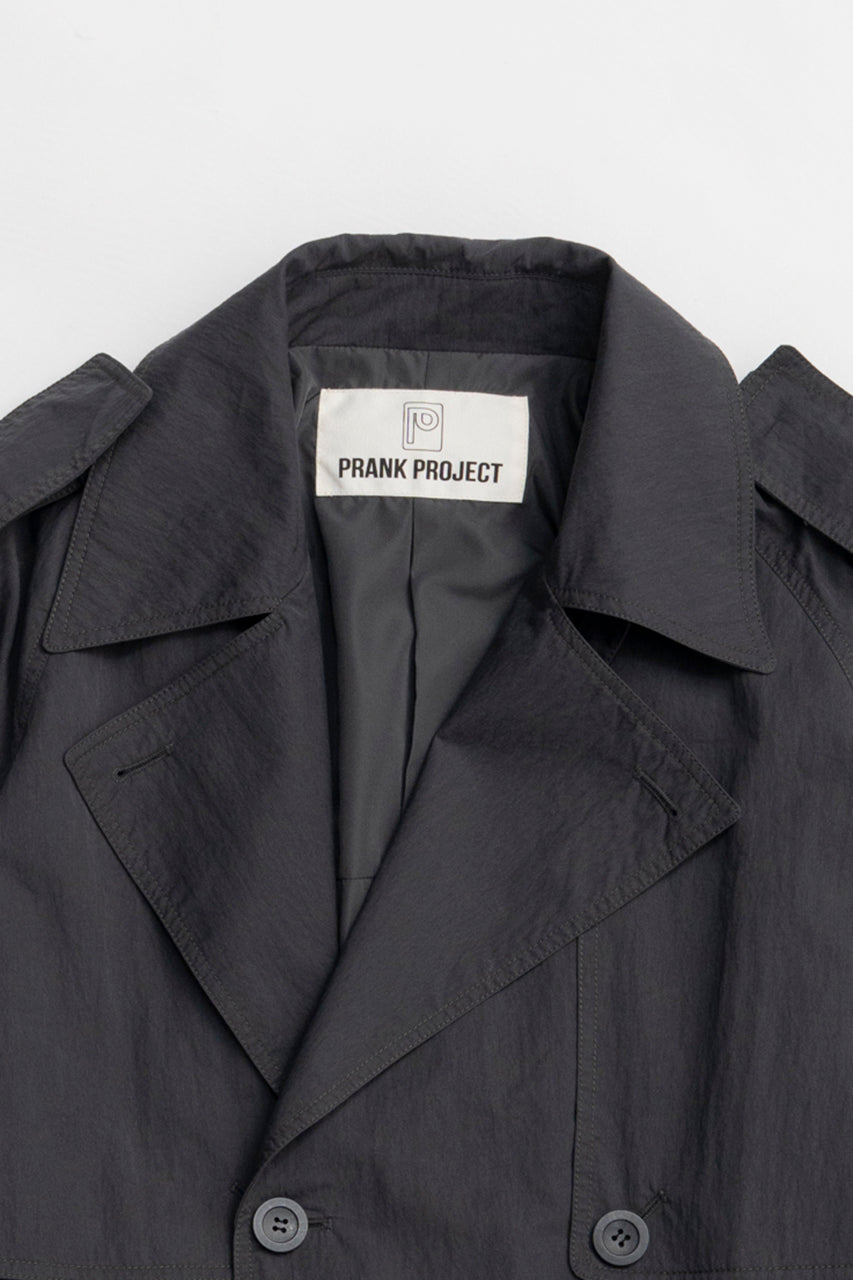 Balloon Hem Trench - 2026 SPRING