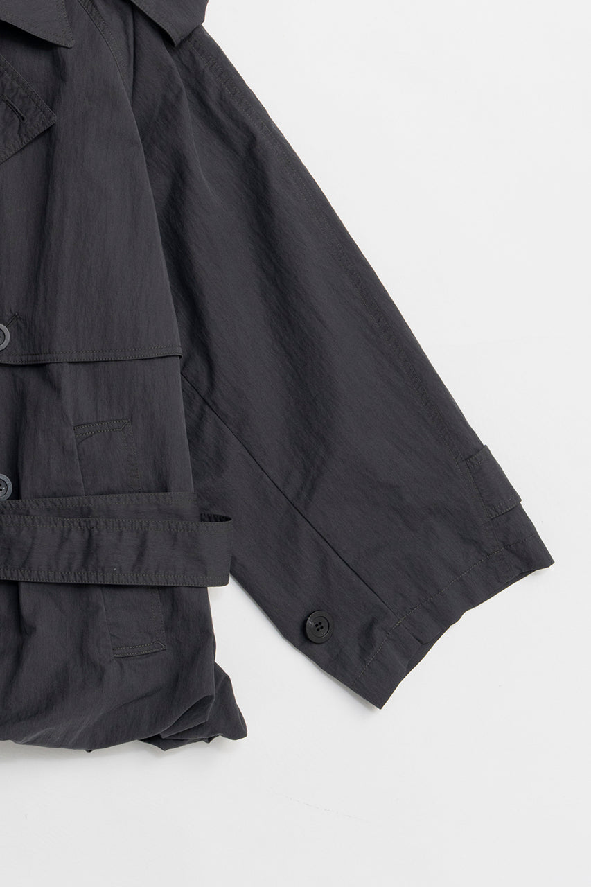 Balloon Hem Trench - 2026 SPRING